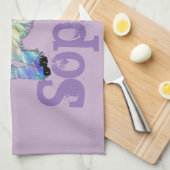 Sophia Colorful Cute Baby Goat Jumping Animal Art Theedoek (Quarter Fold)