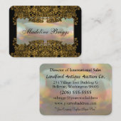 Sophia Dayle Ronde Elegant Professional Visitekaartje (Voorkant / Achterkant)