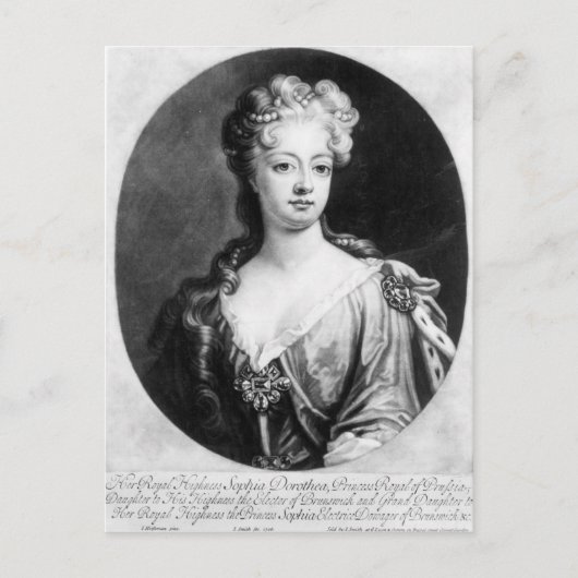Sophia Dorothea, koningin van Pruisen Briefkaart (Voorkant)