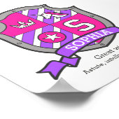 Sophia eenhoorn meisjesnaam betekenis ridder kamst poster (Hoek)