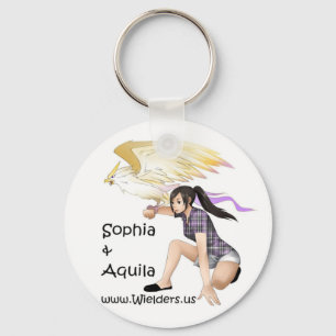 Sophia en Aquila - uit de boeken van Wiouderen Sleutelhanger