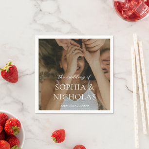 Sophia foto Moderne bruiloft Servet