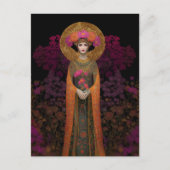 Sophia Goddelijke Godin van Wijsheid Mozaïek Portr Briefkaart (Voorkant)