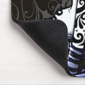 "Sophia" Gothic Blue Tattoo Fairy Mousepad Muismat (Hoek)