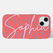 Sophia Handtekening Naam Patroon Ontwerp Case-Mate iPhone Case (Achterkant (horizontaal))