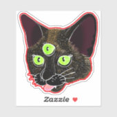 Sophia het Psychische Kat Sticker (Vel)