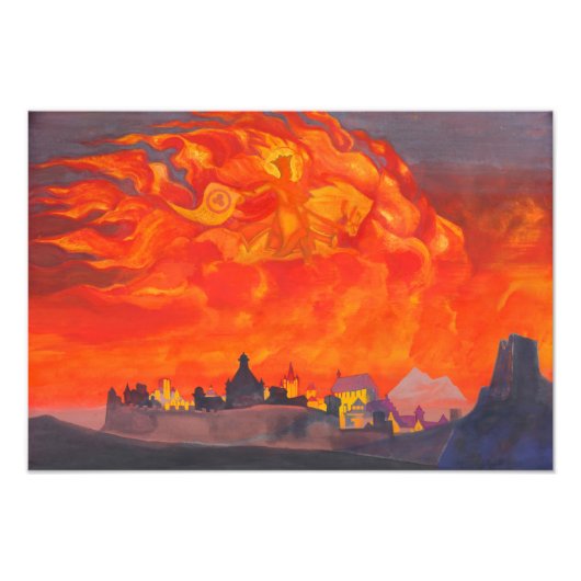 Sophia, het Wisdom van de Almachtige door Roerich Foto Afdruk (Voorkant)