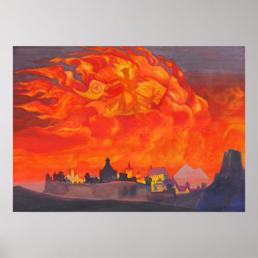 Sophia, het Wisdom van de Almachtige door Roerich Poster (Voorkant)