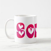 Sophia in harten koffiemok (Links)