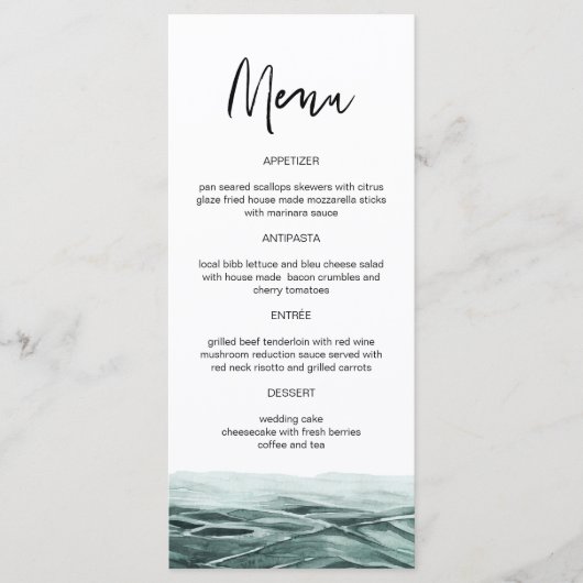 SOPHIA | Kaarten in het menu Menu Tropische Waterv (Voorkant)