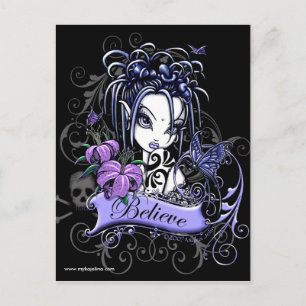 Sophia Lilly Believe Butterfly Fairy Briefkaart