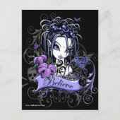 Sophia Lilly Believe Butterfly Fairy Briefkaart (Voorkant)