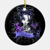 "Sophia Lilly" Believe Fairy Art Ornament (Voorkant)