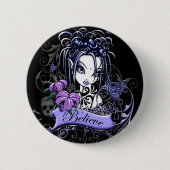 Sophia Lilly Believe Flower Fairy Button (Voorkant)