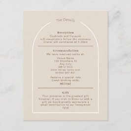 SOPHIA Modern Desert Boho Arch Details Kaart