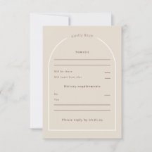 SOPHIA Modern Desert Boho Arch Response Kaart