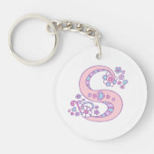 Sophia monogram letter S naam en betekenis Sleutelhanger (Voorkant)