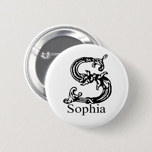 Sophia Ronde Button 5,7 Cm (Voorkant /achterkant)