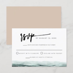 SOPHIA   RSVP-kaart voor Waterverf in de tropische Kaart