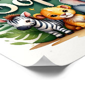 Sophia Safari Kwekerij Wall Art Poster (Hoek)