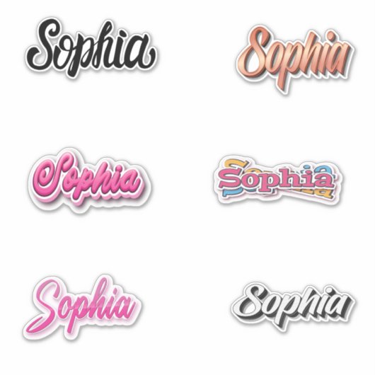 Sophia Sticker Pack (Voorkant)