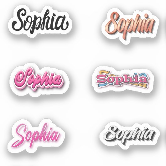 Sophia Sticker Pack (Voorkant)