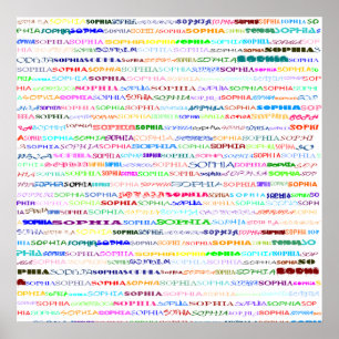 Sophia Text Design II Print