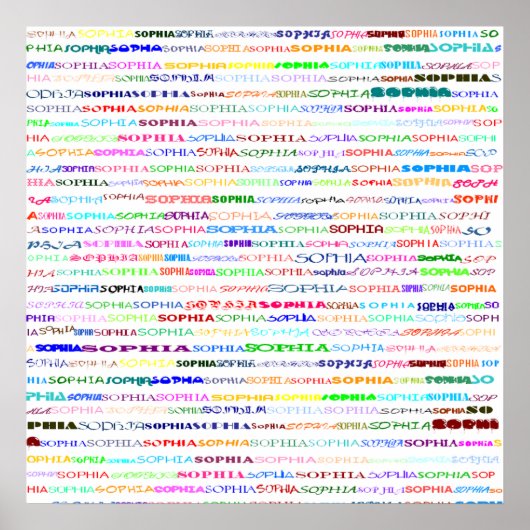 Sophia Text Design II Print (Voorkant)