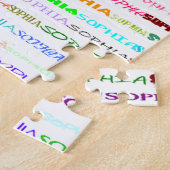 Sophia Text Design II Puzzle Legpuzzel (Zijkant)