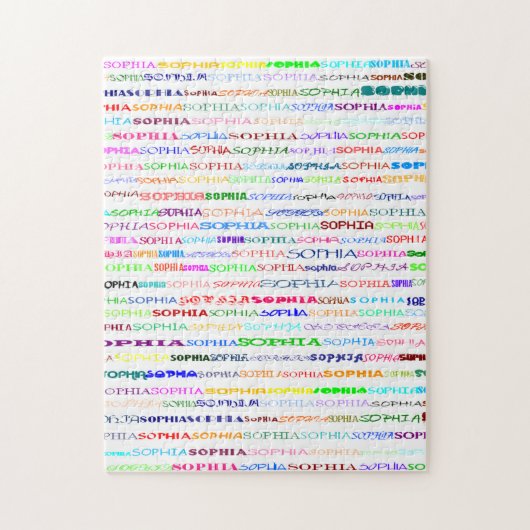 Sophia Text Design II Puzzle Legpuzzel (Verticaal)