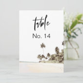 SOPHIA | Tropisch palmlijstnummer van de keizerstr Kaart (Staand voorkant)