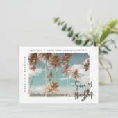 SOPHIA | Tropische palm van het strand van Island  Kaart (Staand voorkant)