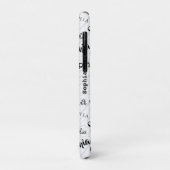 Sophia Typography Black White Case-Mate iPhone Case (Achterkant/links)