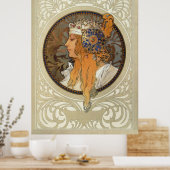 Sophia van Alphonse Mucha Poster (Keuken)