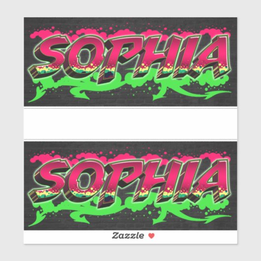 Sophia Vorname Name Graffiti Aufkleber Sticker (Vel)