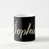Sophia white gold Handwriting Tasse Kaffeetasse Koffiemok (Center)