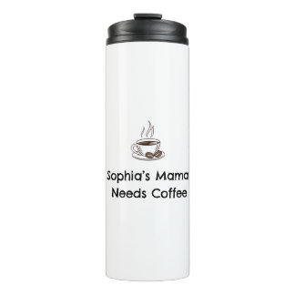 Sophia's Moeder | Geschenk met eigen naam voor oud Thermosbeker