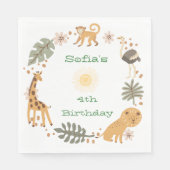 Sophia's Oerwoud Animal Party Servet (Voorkant)