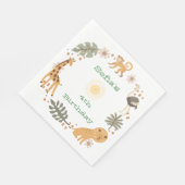 Sophia's Oerwoud Animal Party Servet (Hoek)