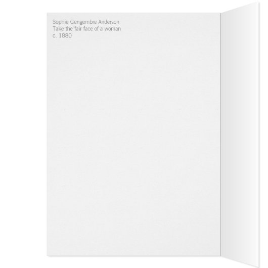 Sophie Anderson Fedrottning CC0484 Födelsedagskort (Binnen (Links))