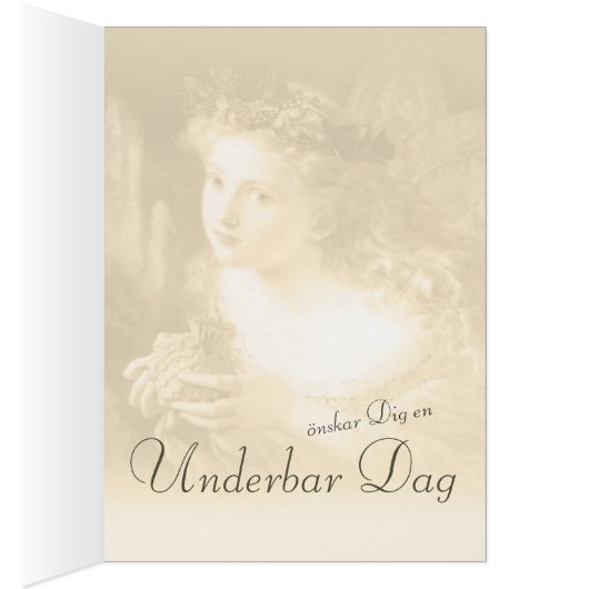 Sophie Anderson Fedrottning CC0484 Födelsedagskort (Binnen (Rechts))