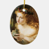 Sophie Anderson's "Neem het eerlijke gezicht van d Keramisch Ornament (Voorkant)