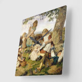 Sophie Anderson's "The Children's Story Book" Vierkante Klok (Hoek)