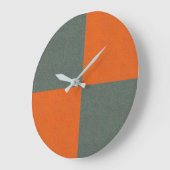 SOPHIE-collectie | Sage Green en Sinaasappel Grote Klok (Hoek)