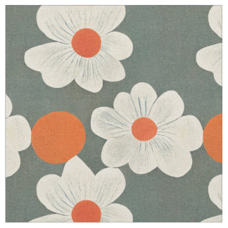 SOPHIE-collectie | Witte bloemen uit de middeleeuw Stof