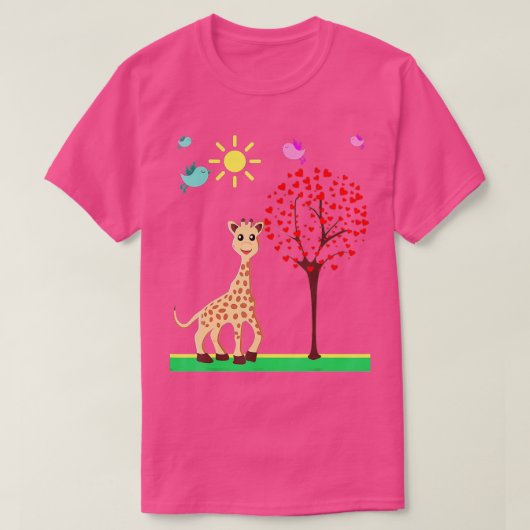 Sophie de giraffe t-shirt (Design voorkant)