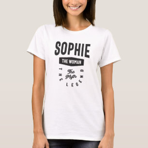Sophie De Vrouw De Mythe De Legende T-shirt