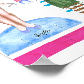 Sophie Fantasy Hero Paper Doll - Spelen of Weergev Poster (Hoek)