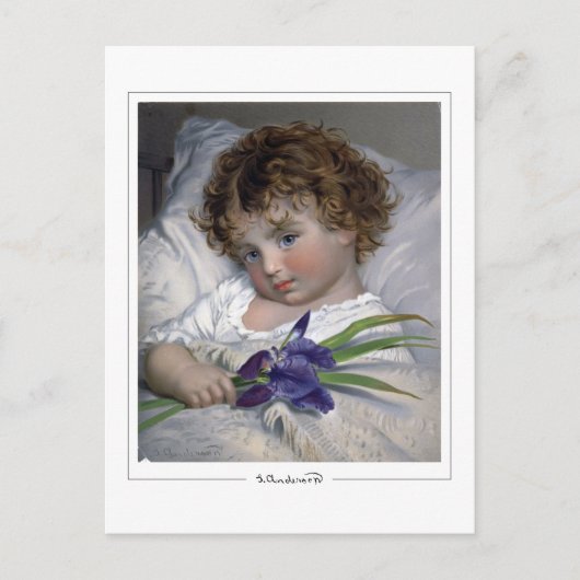 Sophie Gengembre Anderson #3 - Briefkaart met fijn (Voorkant)