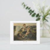 Sophie Gengembre Anderson #4 - Briefkaart met fijn (Staand voorkant)